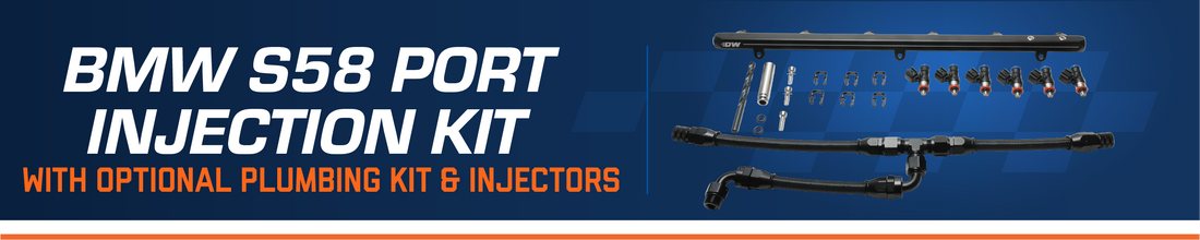DeatschWerks BMW S58 Port Injection Kit hero banner