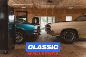 Classic American muscle cars.