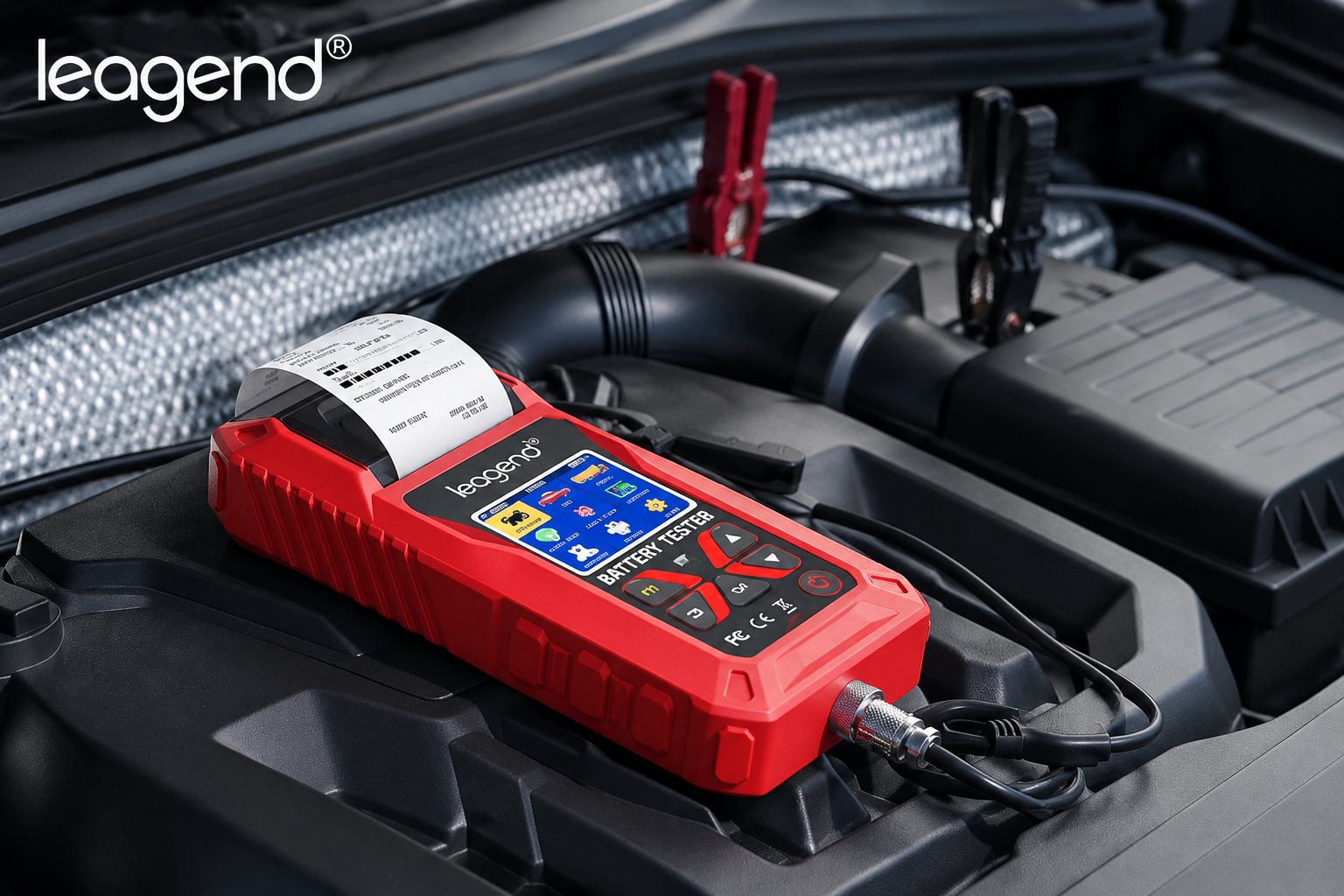 leagend battery tester BA4000 with built-in printer