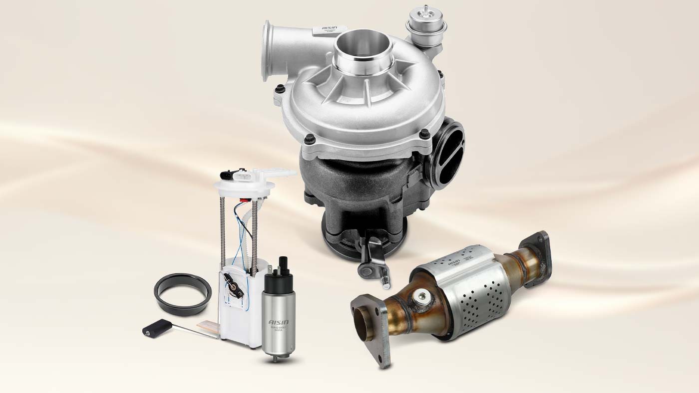 AISIN's expanded aftermarket product line, debuting at AAPEX 2026, booth V3261.