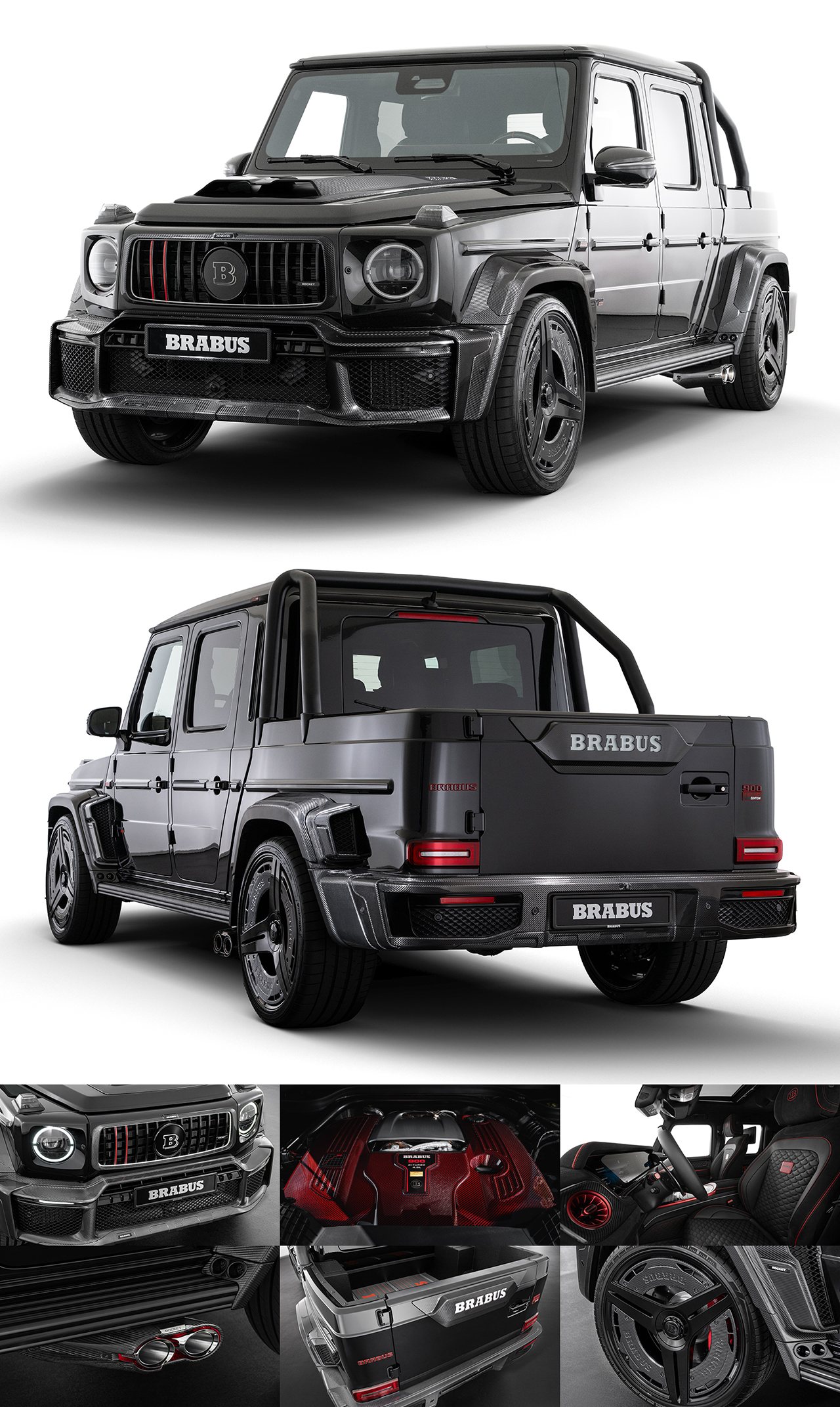 The BRABUS P 900 Rocket Edition, based on the Mercedes-AMG G 63.