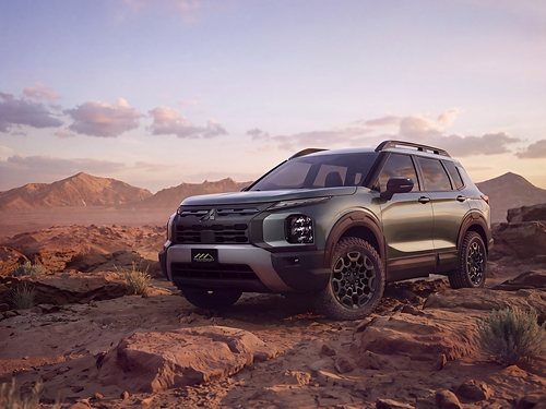 Mitsubishi Motors debuts the 2028 Outlander Diamond Trail Edition at the 2026 SEMA Show.