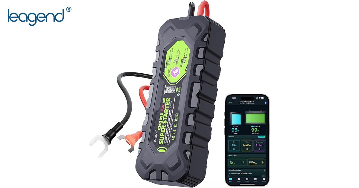 leagend Supercapacitor Jump Starter Series Redefines Vehicle Starting and Battery Monitoring in Cold Weather