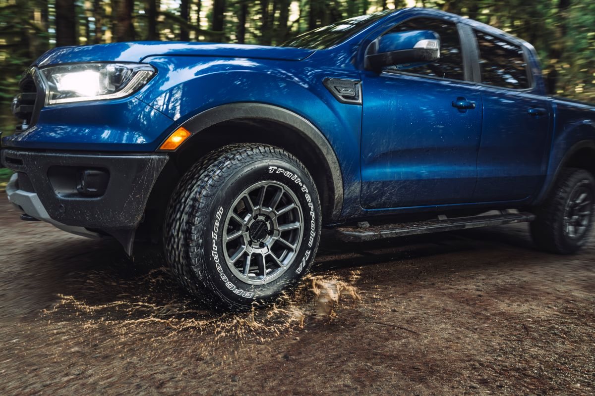 Ford Ranger fitted with BFGoodrich Trail-Terrain T/A+ tires