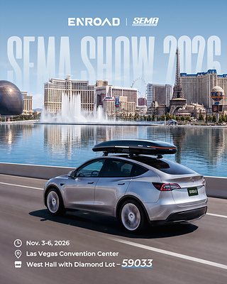 ENROAD Nomadix Pro Smart Roof Box at SEMA Show 2026.