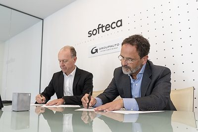 Günter Weber, President & CEO of GROUPAUTO International, and Ignacio Cantera, Founder & CEO of Softeca
