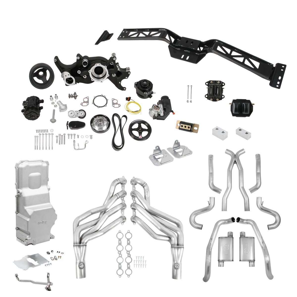 Holley Swap Essentials LS swap kit for 1964-67 GM A-Body.