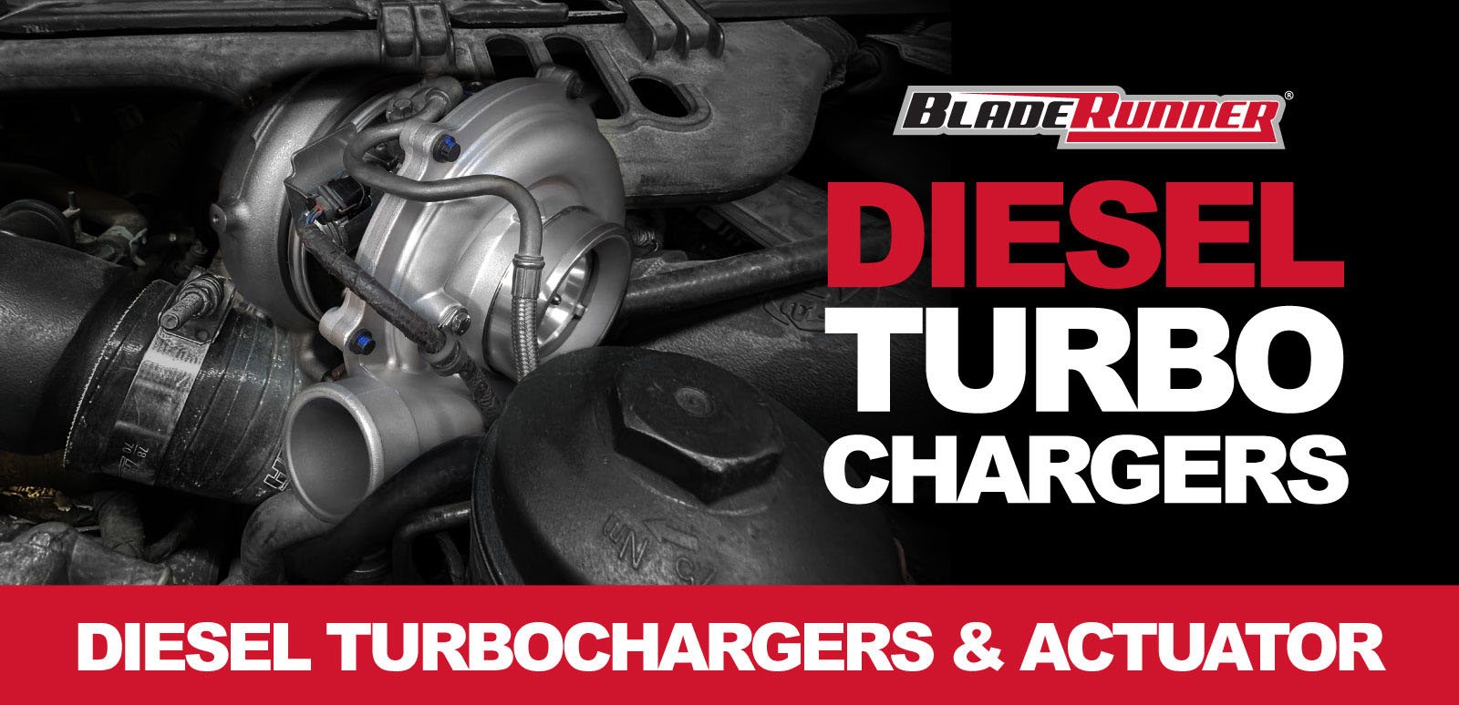 BladeRunner GT Series diesel turbocharger announcement header.