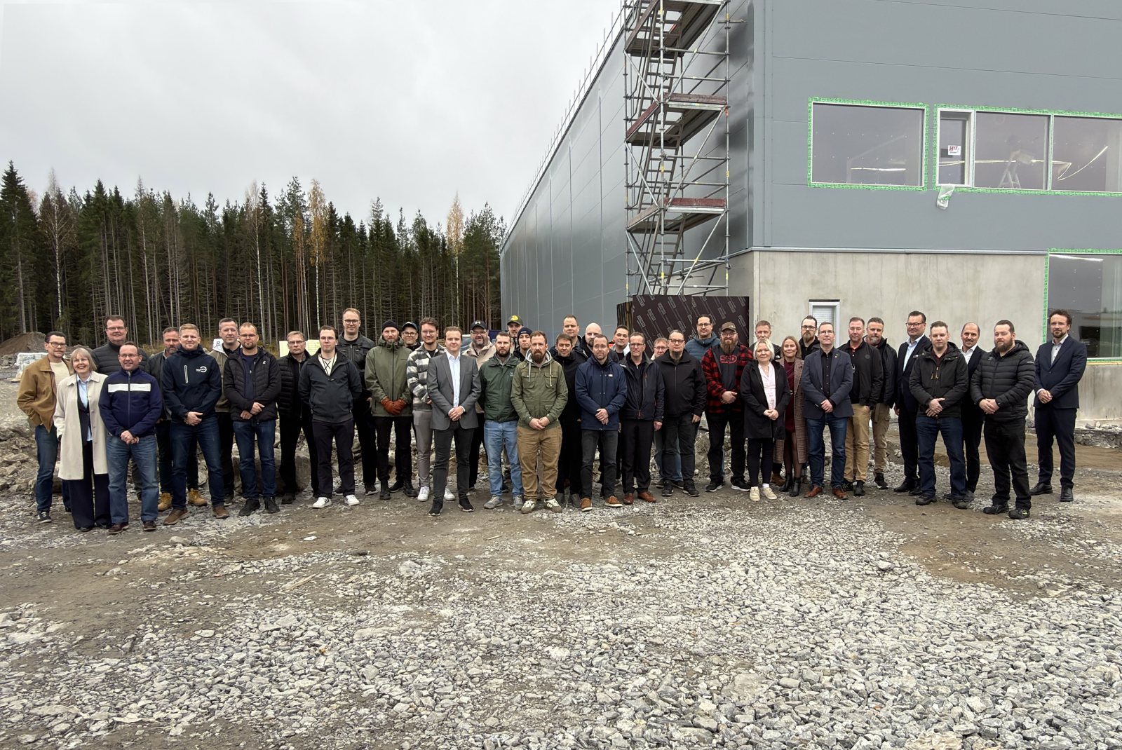 Photo accompanying the Twin Disc / Katsa assembly plant announcement