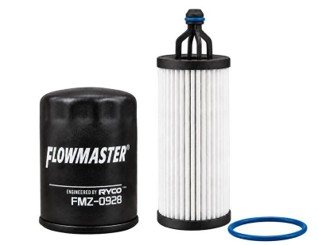 Early development samples: Flowmaster Engineered by Ryco spin-on and cartridge oil filters.