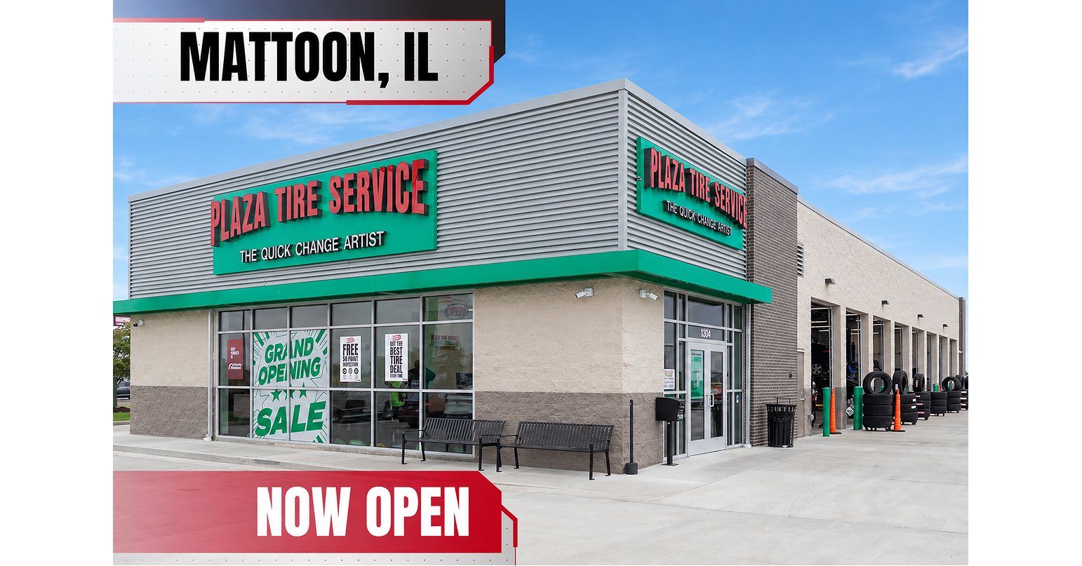 Plaza Tire Service new Mattoon location
