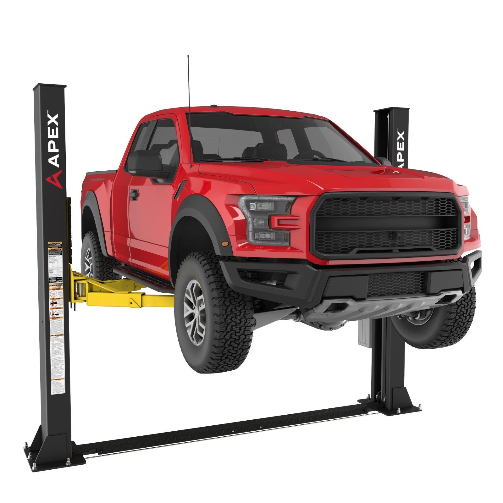 APEX AL9LC two-post floorplate lift
