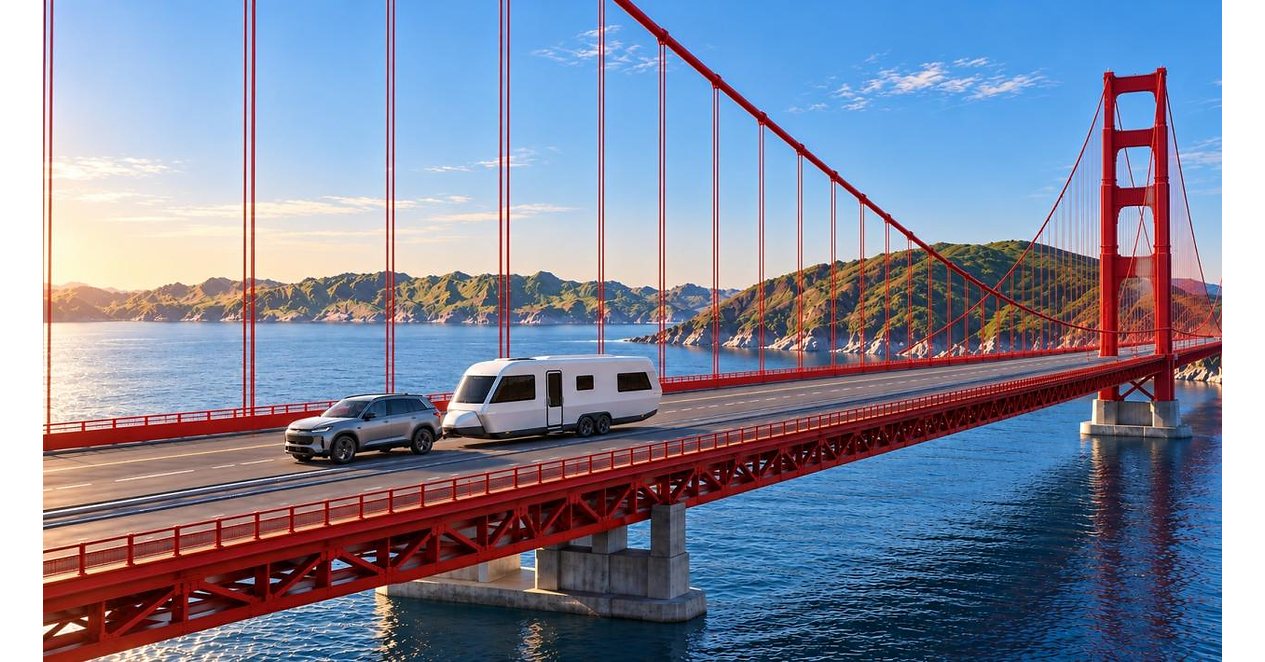 LEEKR Technology DHB-P brake-by-wire system for electric travel trailers. (PR Newswire photo, 1200x628)