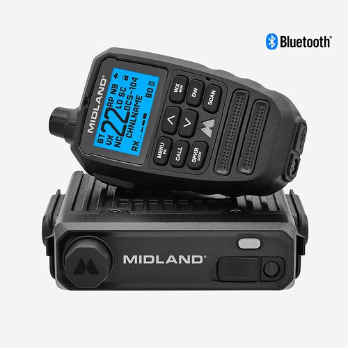 Midland MXT295 PRO 15-Watt MicroMobile GMRS radio.