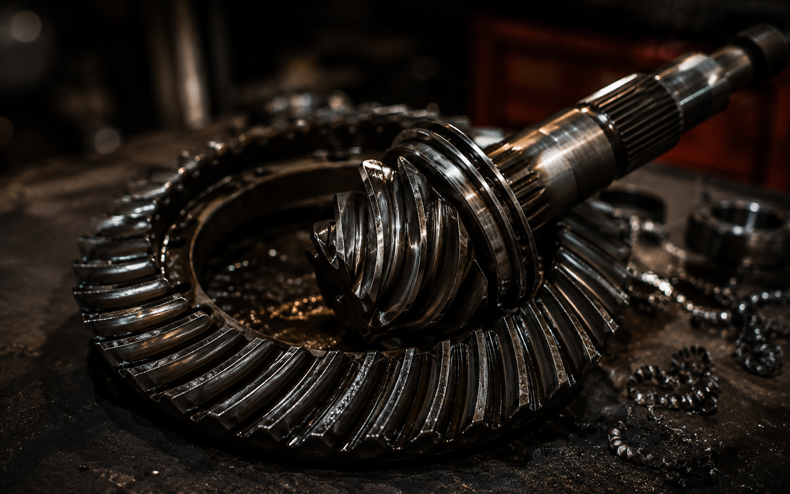 Ring and pinion gear set